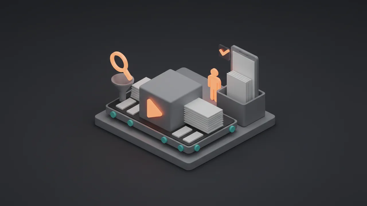 Illustration for محرك محتوى يحول الكلمات المفتاحية إلى مسودات