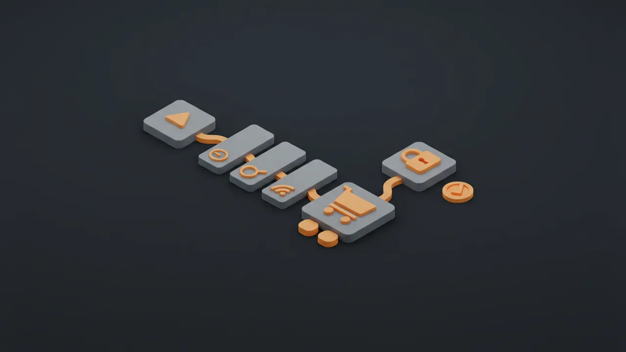 Illustration for رسائل البريد الإلكتروني لدورة حياة العميل من التسجيل إلى الدفعة الأولى